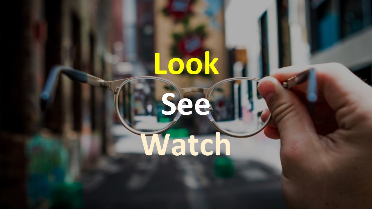 Разница между Look, See и Watch