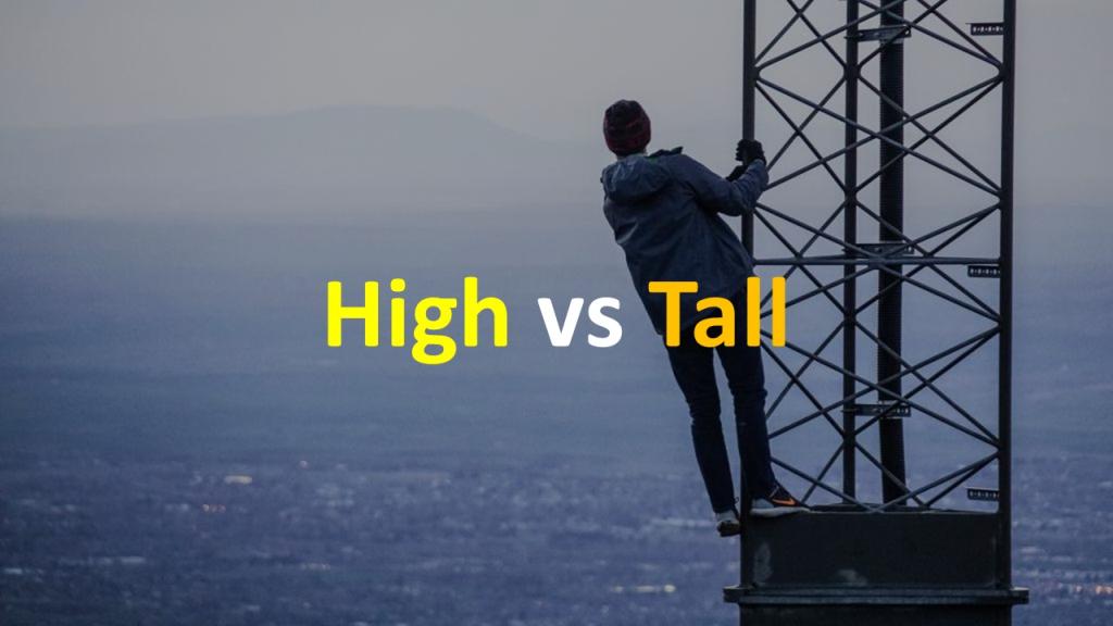 Разница между High и Tall