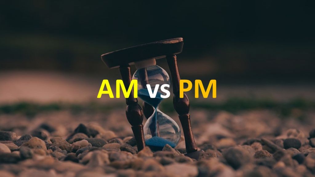 Разница между AM и PM — время на английском