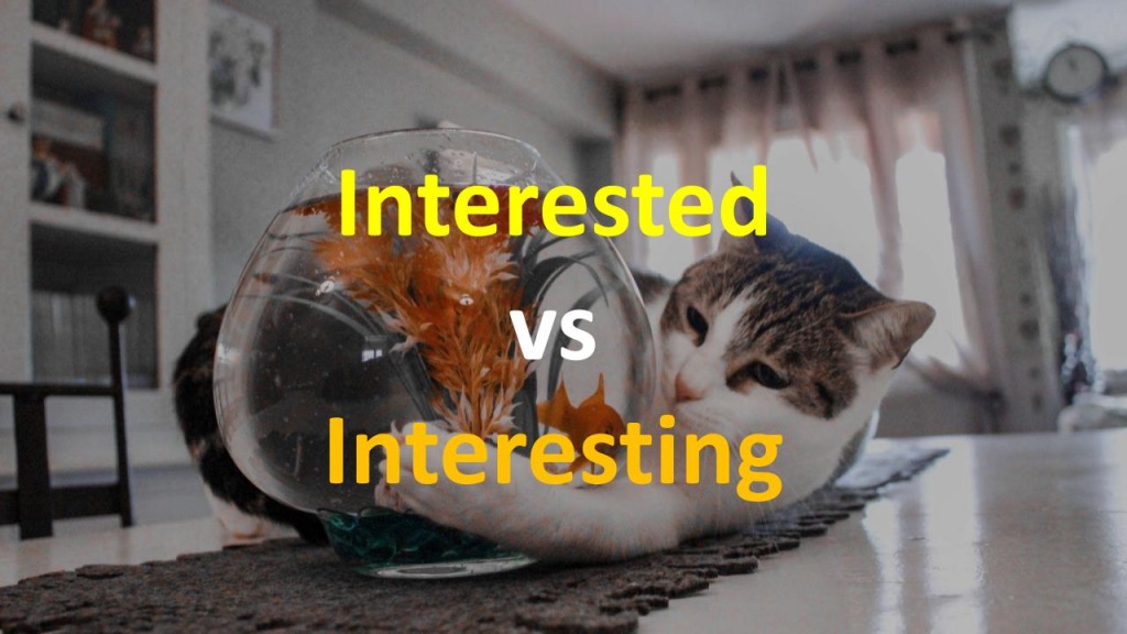 Разница между Interested и Interesting
